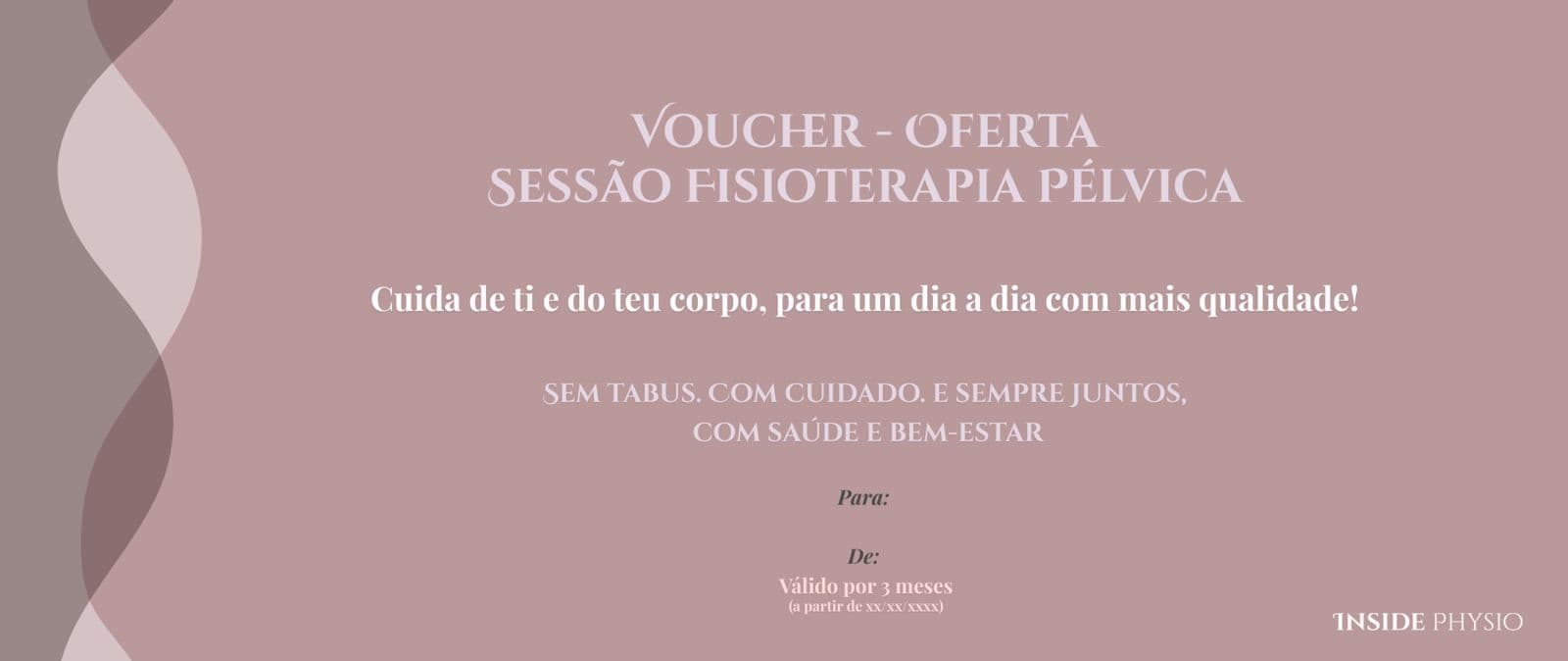 Voucher Sessão Fisioterapia Pélvica
